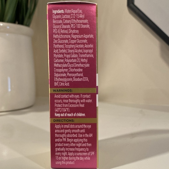 RoC Retinol Correxion Line Smoothing Eye Cream - NEVER USED!!  beauty skincare - Picture 3 of 4